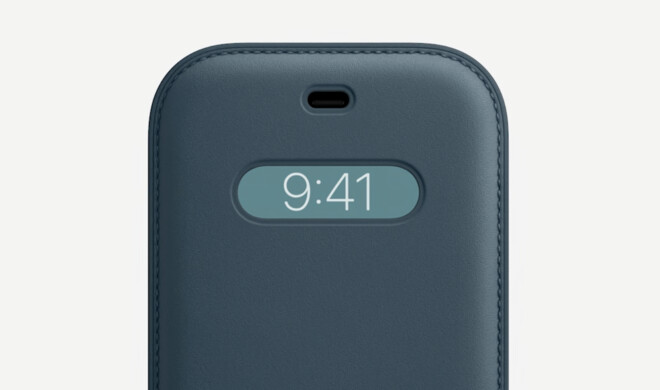 Die neue Lederhülle versteckt das iPhone 12 fast vollständig