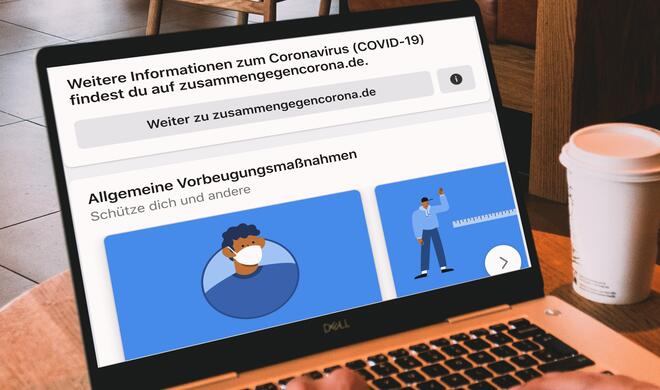 Werbung des Bundesgesundheitsministeriums auf Facebook
