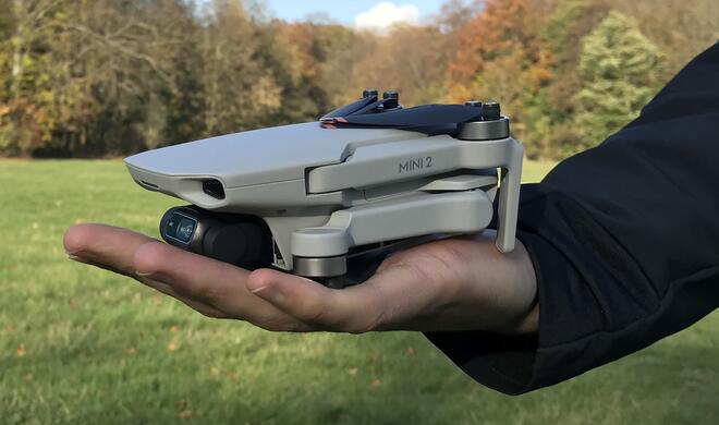 So klein ist die neue DJI Mini 2.