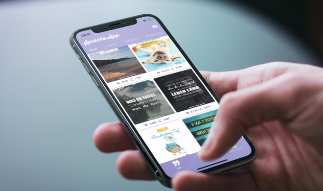 Sprüche App: Videos & Bilder