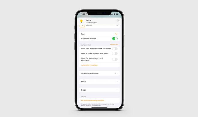 Gerätegruppen einrichten