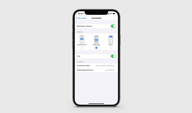 Benachrichtigungen für Automationen