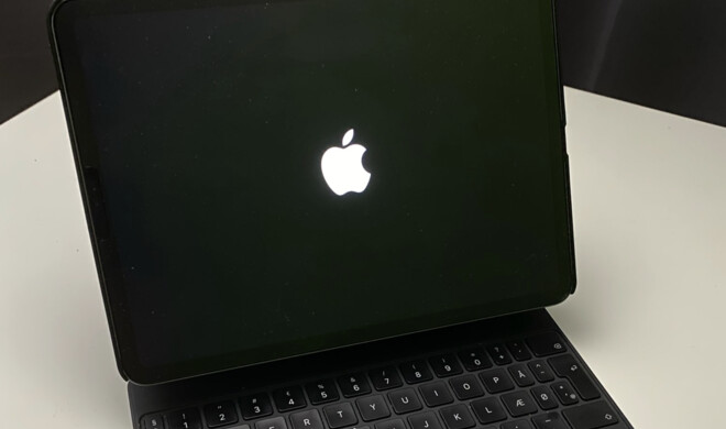 iPad bootet horizontal