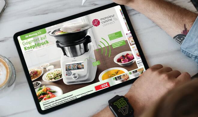 Die SILVERCREST® Monsieur Cuisine Connect »SKMC 1200 E5 ist bald wieder verfügbar.