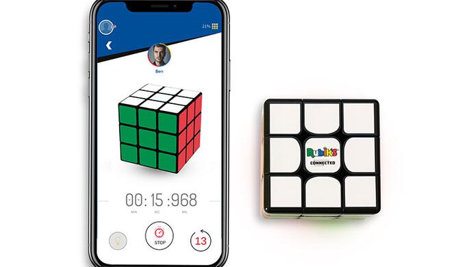 Wer in den Achtzigerjahren hip sein wollte, trug einen Zauberwürfel mit sich. Inzwischen ist auch dieses Relikt an das iPhone angebunden.