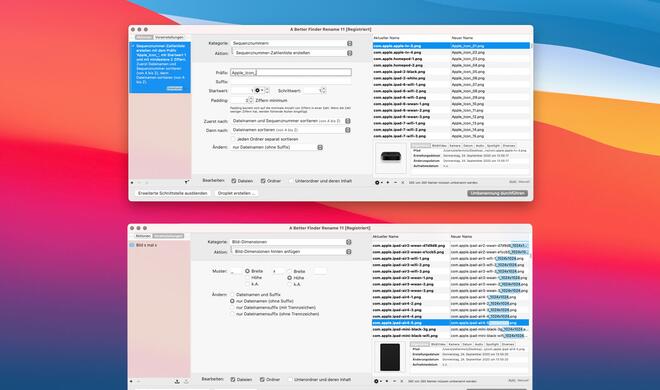 Mehr Durchblick dank "A Better Finder Rename 11".
