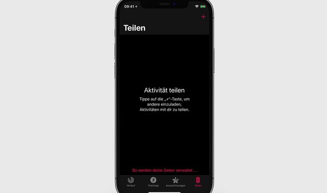 Aktivitäten teilen