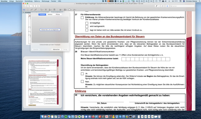 PDFs signieren