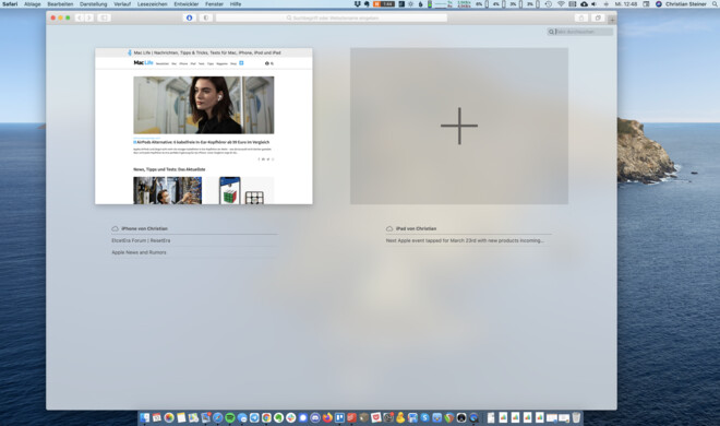 Safari iCloud-Tabs