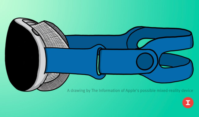 Mockup Apple VR-Brille