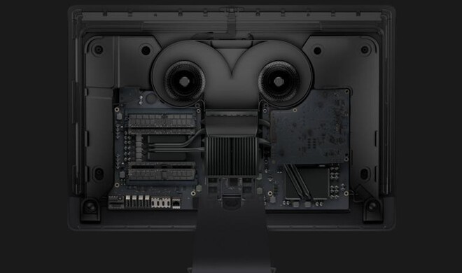 iMac Pro mit geöffnetem Gehäuse