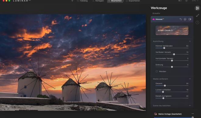 Ergebnis mit LuminarAI