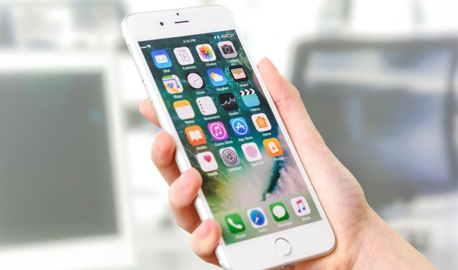 iPhone 7 in Silber