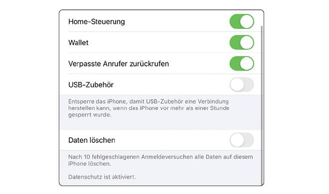 Daten löschen