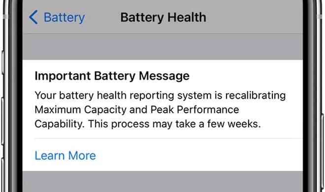 Akku-Rekalibrierung unter iOS 14.5