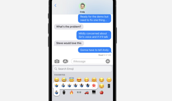 Wie würdet ihr es finden, wenn ihr auf dem Keyboard eure Lieblings-Emojis für den Schnellzugriff ablegen könntet?