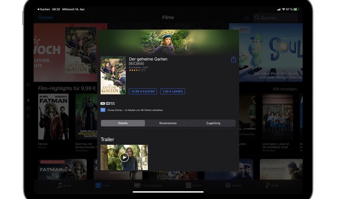 iTunes Movie Mittwoch: Der geheime Garten