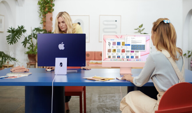 24" iMac im Einsatz