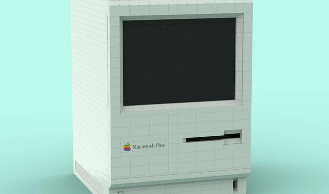 Vorderseite: Macintosh Plus aus Lego