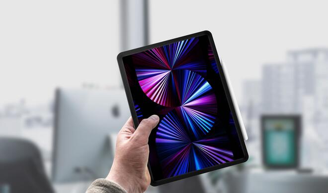 iPad Pro Dark Blue Wallpaper