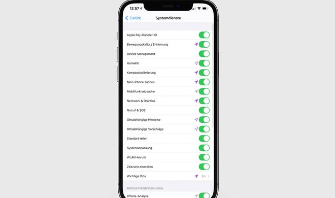 Ultrabreitband-Chip deaktivieren