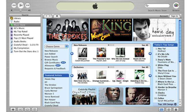 iTunes 4 Music Store (2003)