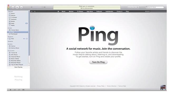 iTunes 10 Ping (2010)