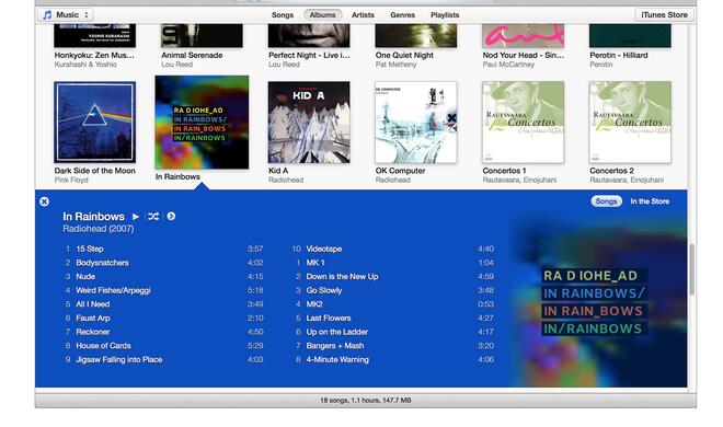 iTunes 11 Alben (2012)