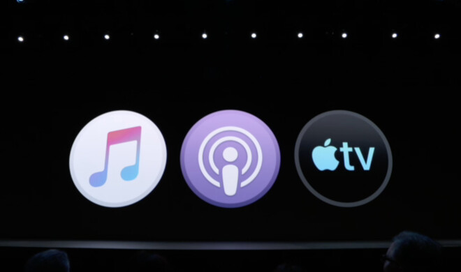 Apple kündigt Apple Music, Apple Podcasts und Apple TV als iTunes-Nachfolger an (2019)