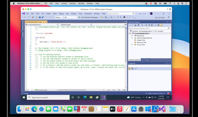 Virtualisierungsumgebung für Windows for ARM auf den Macs mit Apple Silicon.