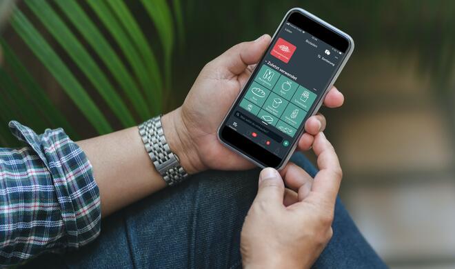 Die Einkaufsapp Bring überzeugt mit einem aufgeräumten Design.