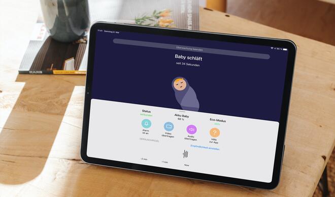 Luna Baby Monitor macht iPhone oder iPad zum Babyfon.