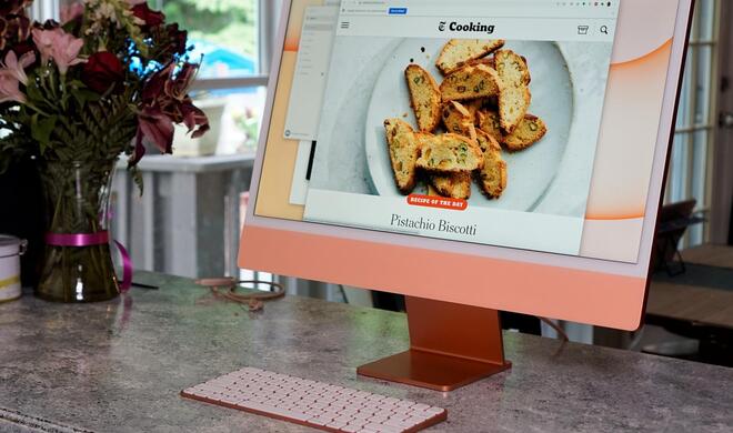 Engadget mag den orangen iMac