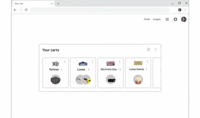 Offene Einkaufskörbe