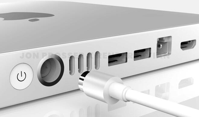 Mac mini mit neuer Rückseite