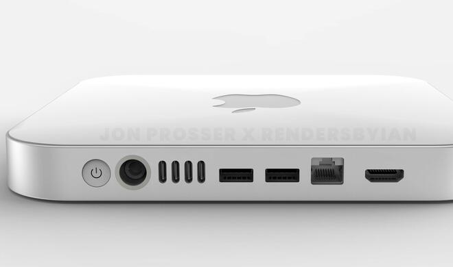 Mac mini mit neuer Rückseite