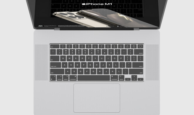 Von oben sieht das MacBook Pro seinem Vorgänger ähnlich