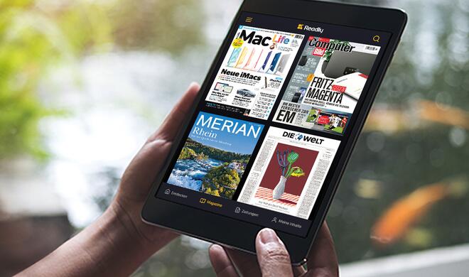 Über 5.000 Zeitschriften und Zeitungen in einer Flatrate.