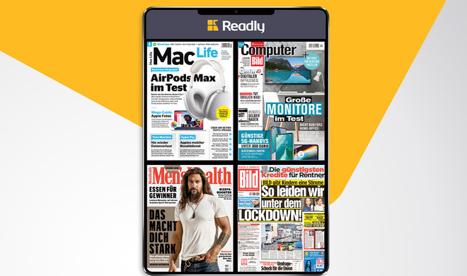 Mit der Readly-App, die für iOS, Android und Kindle Fire verfügbar ist, blätterst du bequem von Seite zu Seite in der Ausgabe deiner Wahl.