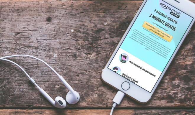 Jetzt gibt es drei oder vier Monate gratis das Amazon Music-Abo.