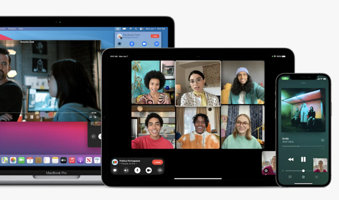 Das SharePlay-Feature funktioniert zudem auf allen Apple-Geräten