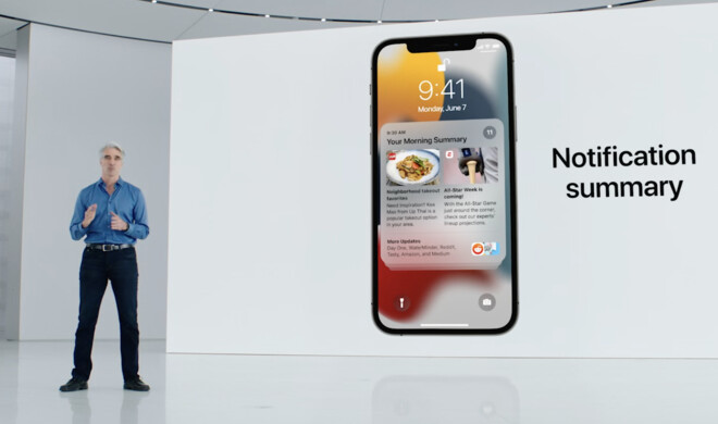 Benachrichtigungen lassen sich ab iOS 15 zusammenfassen