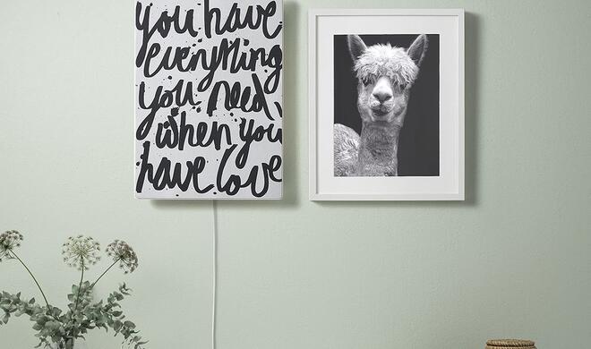 SYMFONISK Rahmen mit SPruch