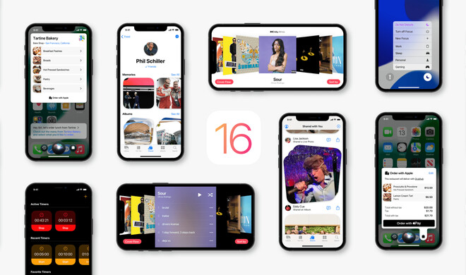 iOS 16 Konzept von Parker Ortolani