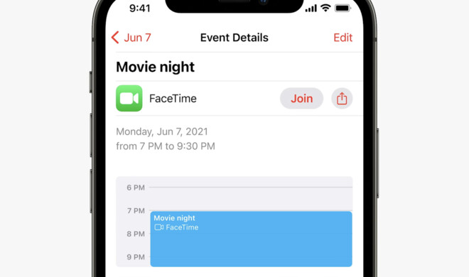 FaceTime Links in iOS 15