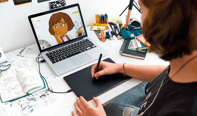 Direkte Verbindung ohne Treiberinstallation: Das One by Wacom liefert echtes Plug-and-Play.