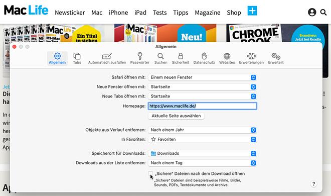 Mehr Sicherheit für Safari und Mail