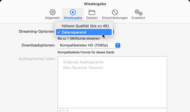 TV-App optimieren