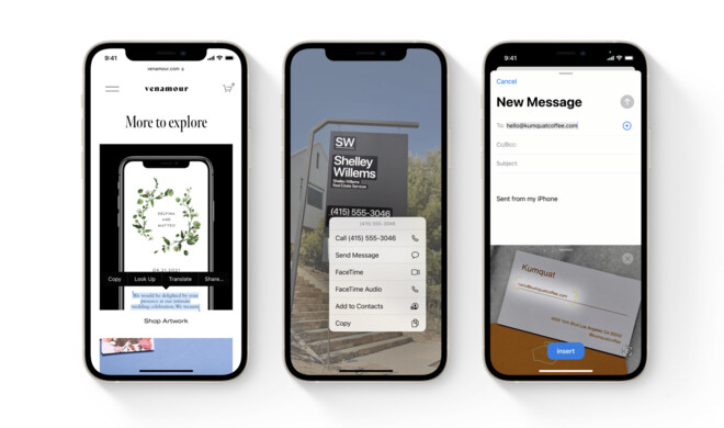 Texterkennung in iOS 15