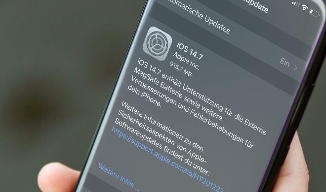 iOS 14.7 ist da
